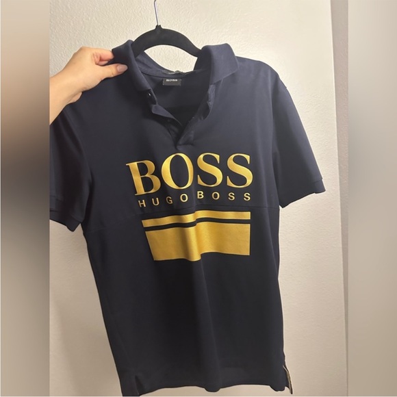 NWOT’s Hugo Boss Polo Shirt Regular Fit Men’s Size Large - Picture 10 of 12